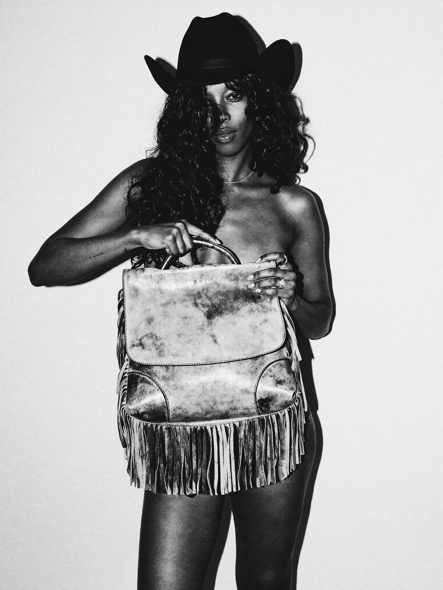 Fringe backpack